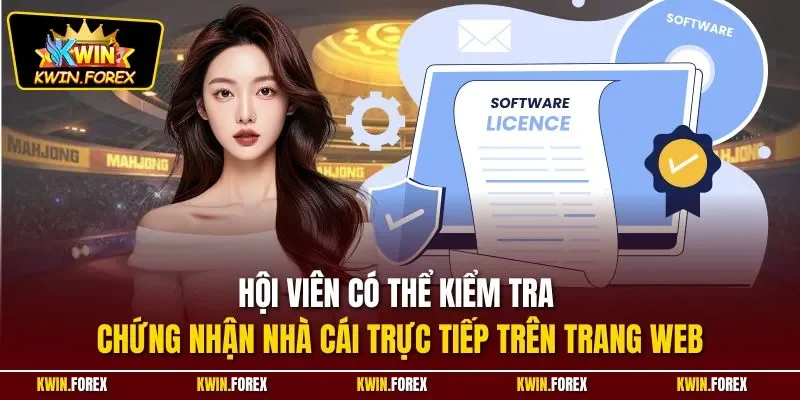 Hội viên có thể kiểm tra chứng nhận nhà cái trực tiếp trên trang web